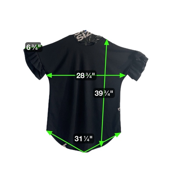 Ekaliy Women’s Black Midi Dress, loose fit midi, Minimalist,Modest Chic, Elegant - Picture 6 of 13